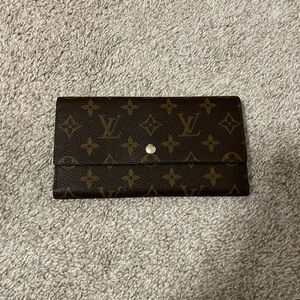 Monogram-Style Snap Wallet | Designer-Inspired